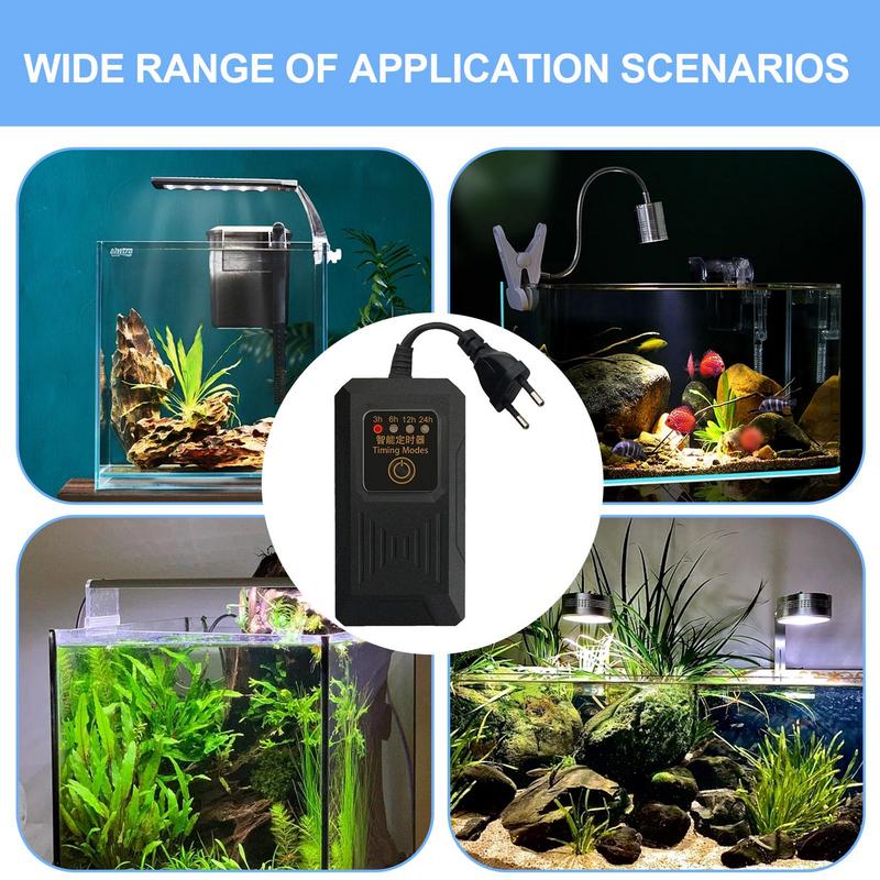 Automatic Accessories Timing Controller Timer For Fish Tank Reptile Aquarium LED Light Water Pump Air Pumps Maker Heater