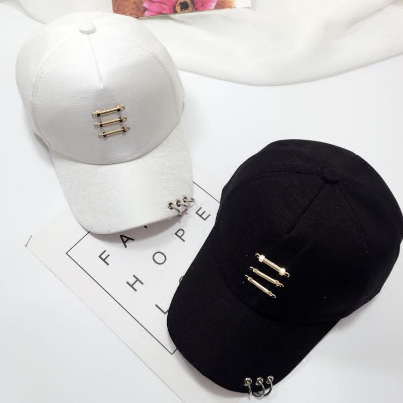 Personality Ladies Hats and Stars with The Same Style of Baseball Caps Outdoor Sports Stage Performance Hip-hop Cap