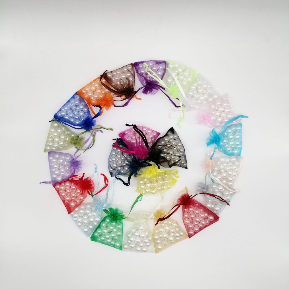 50pcs Organza Jewellery Bag Pouches 5x7cm Jewelry Packaging Display Drawstring Organza Bags Packaging For Jewelry Pouches Bag