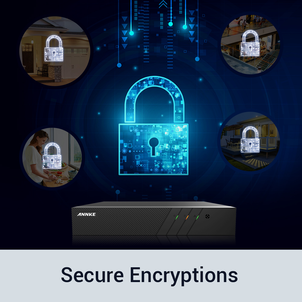 ANNKE 8CH 6MP POE Video Recorder H.265+ NVR For HD POE 2MP 3MP 4MP 5MP 6MP IP POE Cameras Home Surveillance Security System Kit