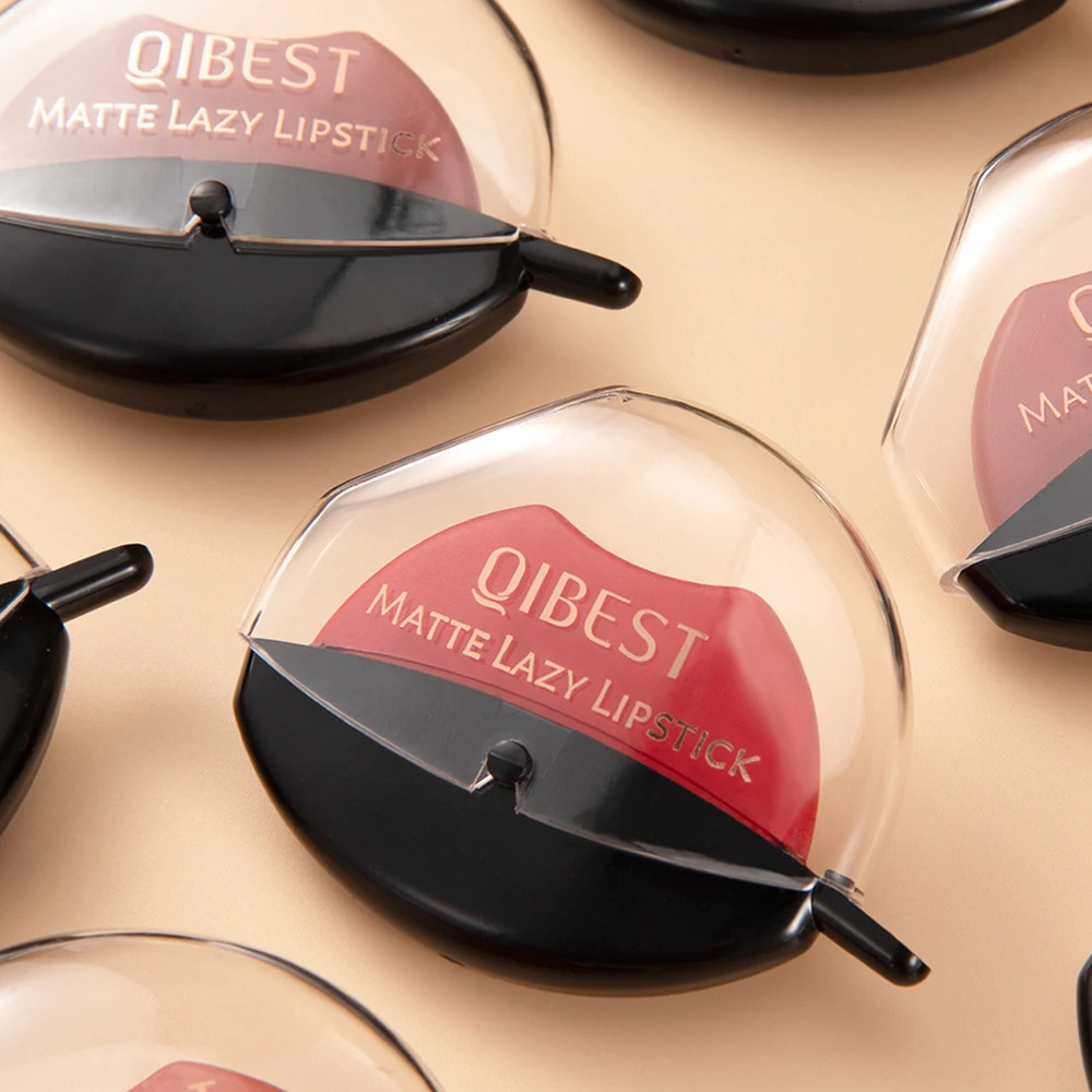 QI Lip Makeup Lazy lipstick Velvet Matte Lip Color Waterproof Non stick Cup Lasting Makeup 240705