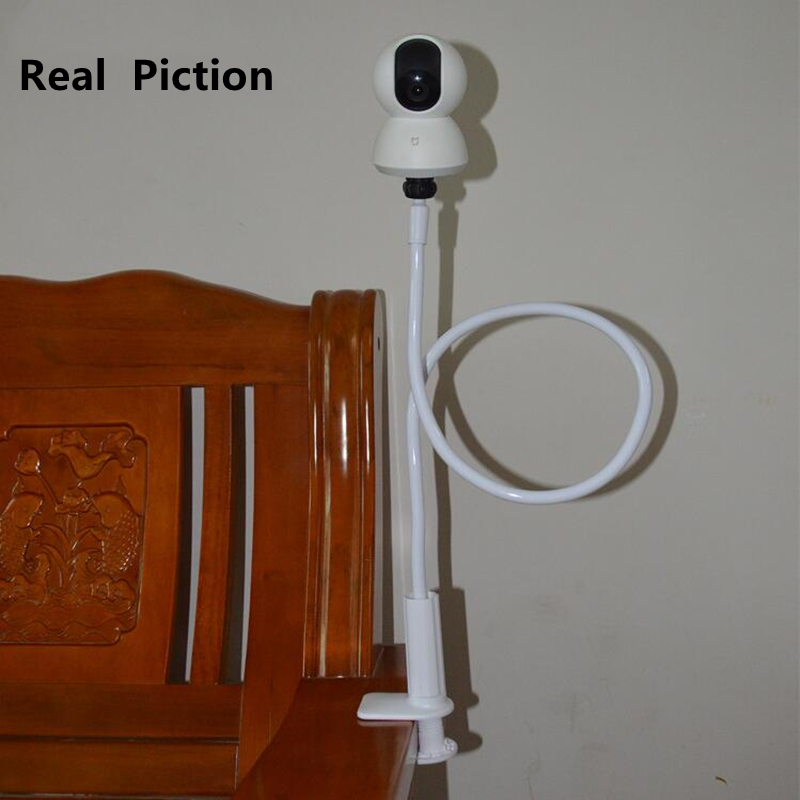 For Mi Camera Head Pro PTZ 2k Edition Book Desktop Clip Iron Bracket Adjustable White Cradle Baby For xiaomi webcamBed Punch-fre