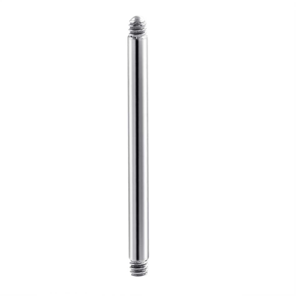 50Pcs/lot G23 Titanium Straight Barbell Ring Tongue Bar Piercing Replacement Accessories Ear Tragus Helix Bar Piercing 16G 14G