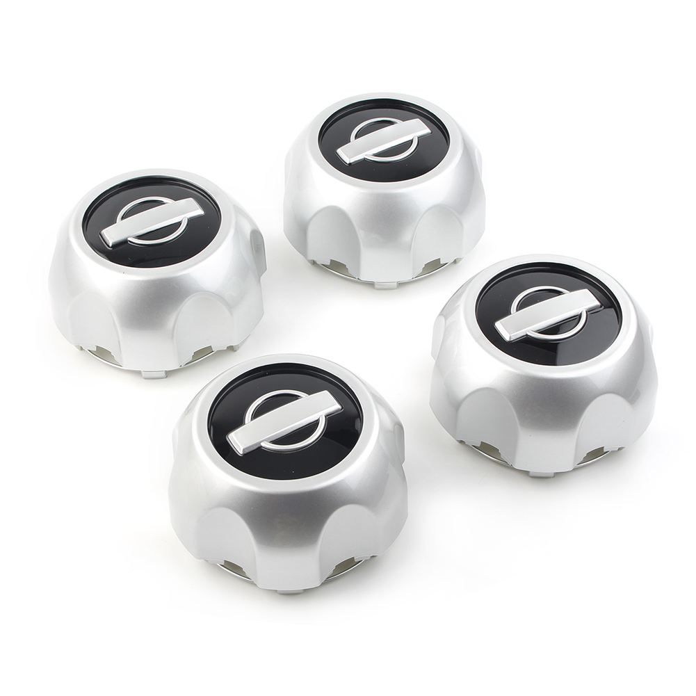 4pcs 16" Car Wheel HubCap Center Cap Covers 40315-7Z100 for Nissan 2000- 2013 Frontier Xterra Chrome w/logo