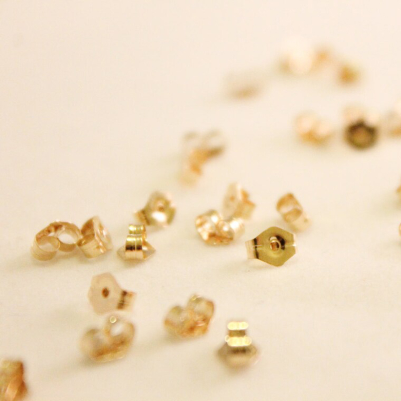 20PC/Set 14K Gold Filled Earring Back Wholesale Supplies for Jewelry Making Handmde DIY Accessories Gold Jewelry Finding