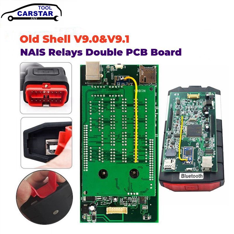 VD150 Bluetooth V9.0/V9.1 Double PCB TCS NEC Relays PRO+ 2021.11 OBDII Diagnosis Scanner Tool Used for Car/Truck
