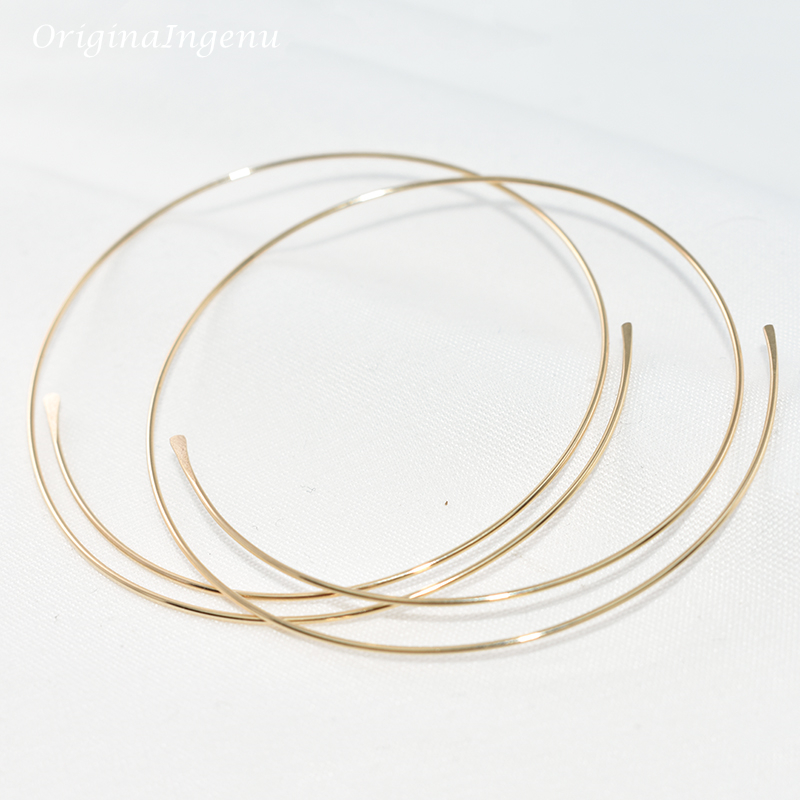 Hoop Earrings Handmade Jewelry Gold Filled/925 Silver Brinco Vintage Jewelry Party Gift Pendientes Oorbellen Earrings For Women