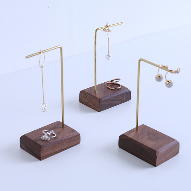 Colorful wooden earring display stands earingcase for jewelry bracelet holders jewelery organizer jewellery display rack Hanging