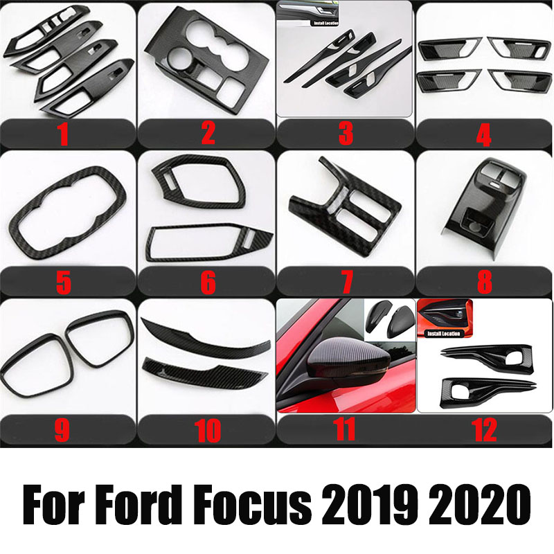 Car Styling Accessories Special External Interior Decorative Sticker Trim Case For Ford Focus 4 mk4 Sedan Hatchback 2019-2020