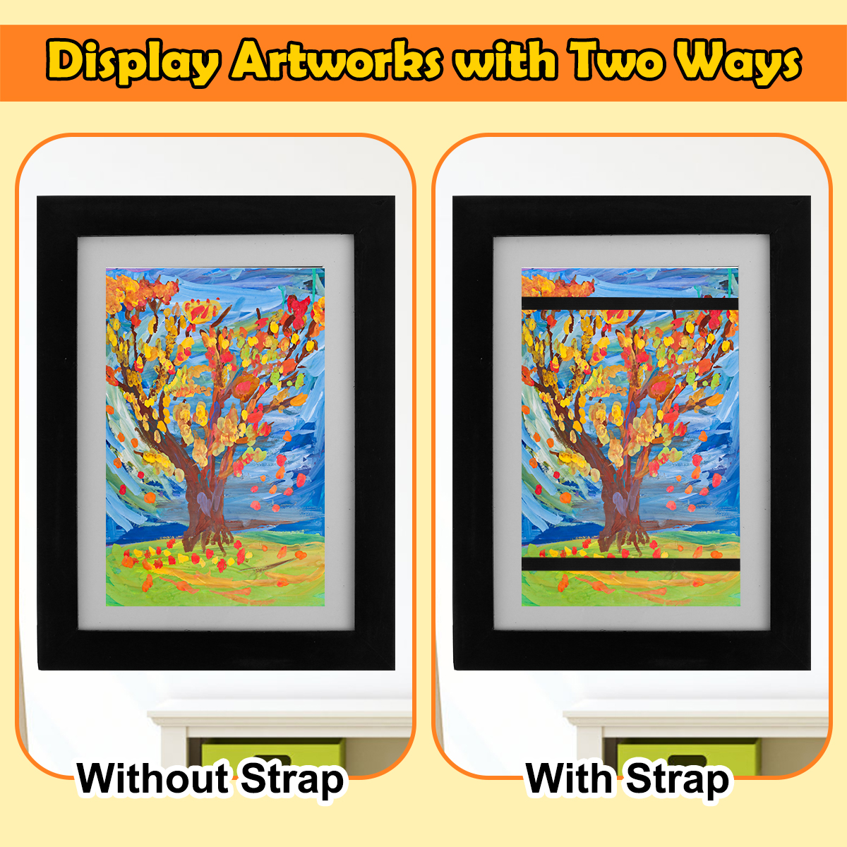Art Changeable Kids Frames Pictures Poster Photo Drawing A4 Child Artwork Picture Frame HomeDecor H260306