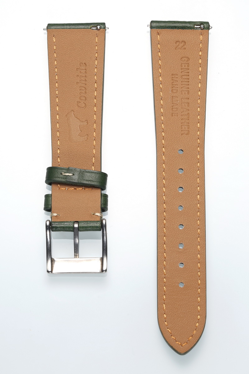 HEMSUT Italy Cowhide Watch Band For Man Vintage Soft Wrap Genuine Leather Wrist Straps Quick Release 22mm18mm20mm