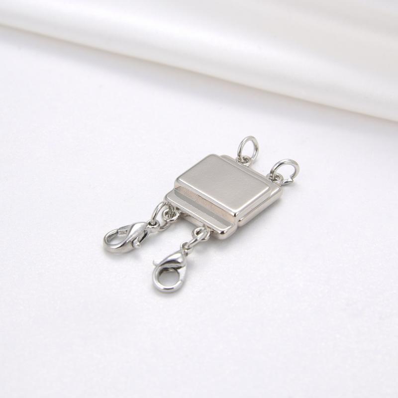 Layered Bracelet Necklaces Lobster Clasp Layered Stacked Fasteners Buckles Closed Beading Clasp Necklace Bracelet Chain Buckle