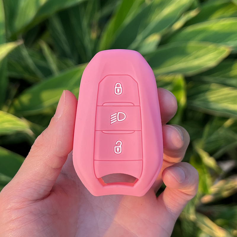 Silicone Car Key Case Cover for Citroen C2 C3 C5 X7 C4 Picasso Berlingo for Peugeot 208 308 408 508 3008 4008 5008 Smart Key
