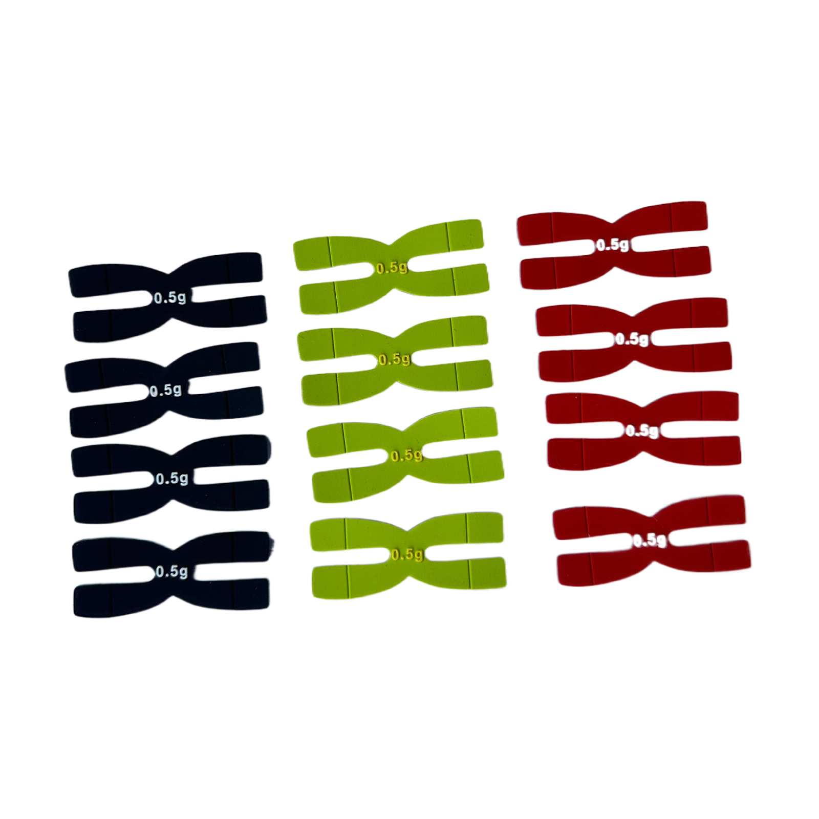 6Pcs ZARSIA 3g Tennis Racket Weight and Balance Strips Racquet Balancer Tape H-Shaped 3g Silicone Balance Bar Badminton