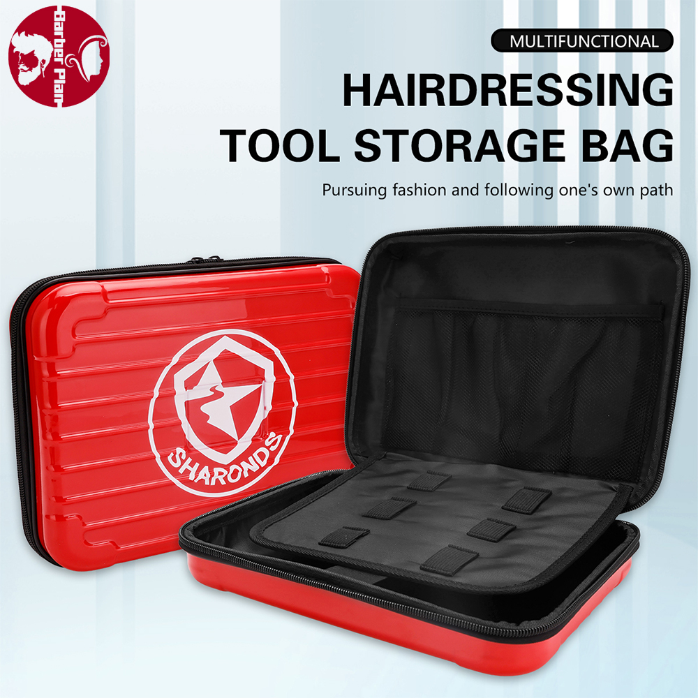 Speciality Waterproof Hair Barber Scissors Bag Barber Resistance Trimmer Suitcase High-capacity Hairdressing Styling Tool Box