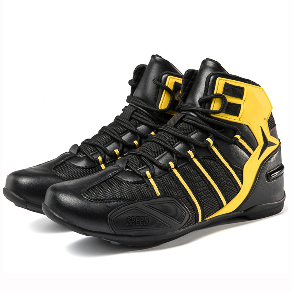 Motorcycle Boots Men Botas Moto Breathable Casual Shoes Botte Moto Homme Moto Motocross Shoes Botas Para Motociclista Hombre