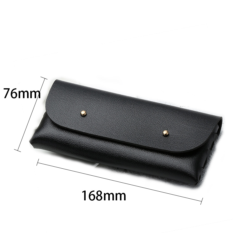 Luxury Leather Sunglasses Case Retro Hard Cover Glasses Case For Women Eyeglasses Box Case For Glasses Eyewear Accessories
