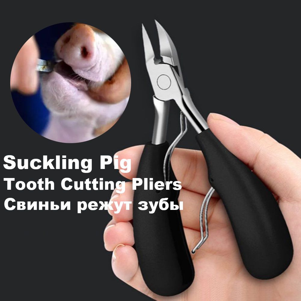 Pig Tooth Cutting Pliers Farm Breeding Equipment Small Suckling Pig teeth Cutting Pliers Pet and livestock farm