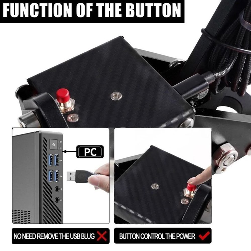 Universal Racing Game PC Handbrake SIM & Fixing Clamp Bracket For PS4/PS5 For Thrustmaster T300 PC All Steering Wheel Available