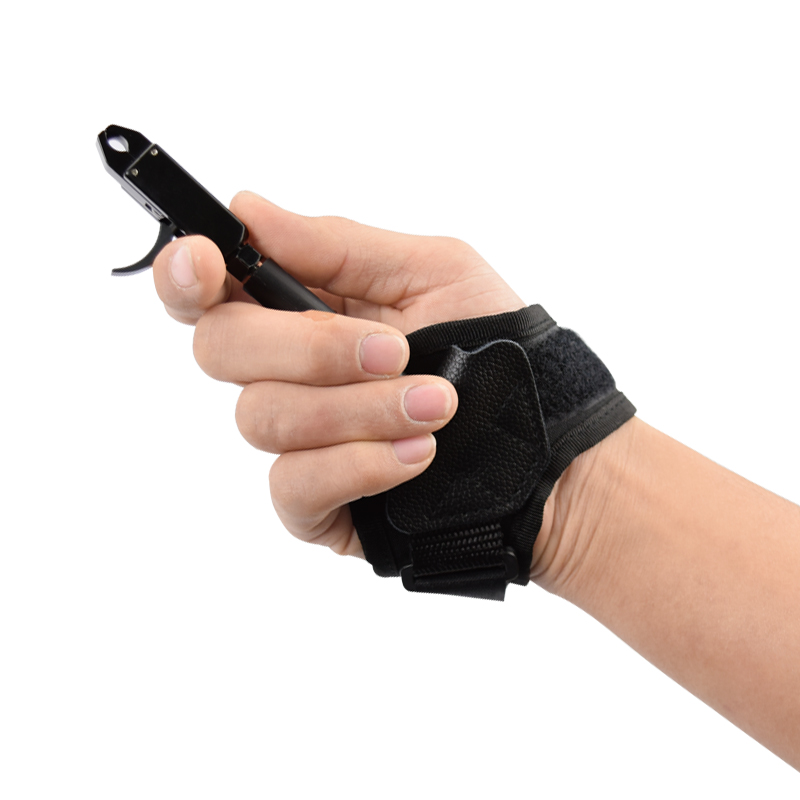 1X Elong Archery Caliper Release Aid Black Color Compound Bow Strap Shooting Pro Arrow Trigger Wristband Archery Bow