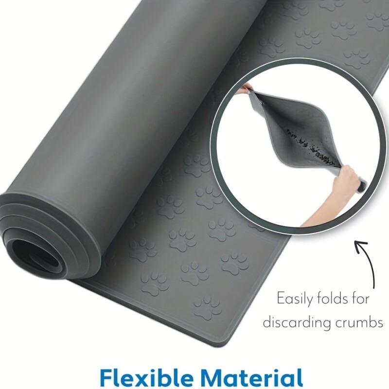 Dog Food Mat - Silicone Pet Dog Cat Feeding Mat with Raised Edges for Non-Slip and Waterproof Pet Bowl Mat Pet Supplies Hot Sale