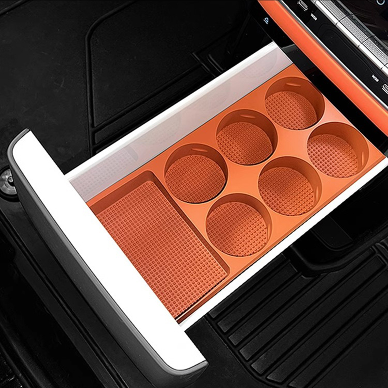 Car Refrigerator Stotage Box Beverage Anti Slip Holder Interior Accessories For Leading Ideal Li Xiang Auto L9 Max 2022 2023