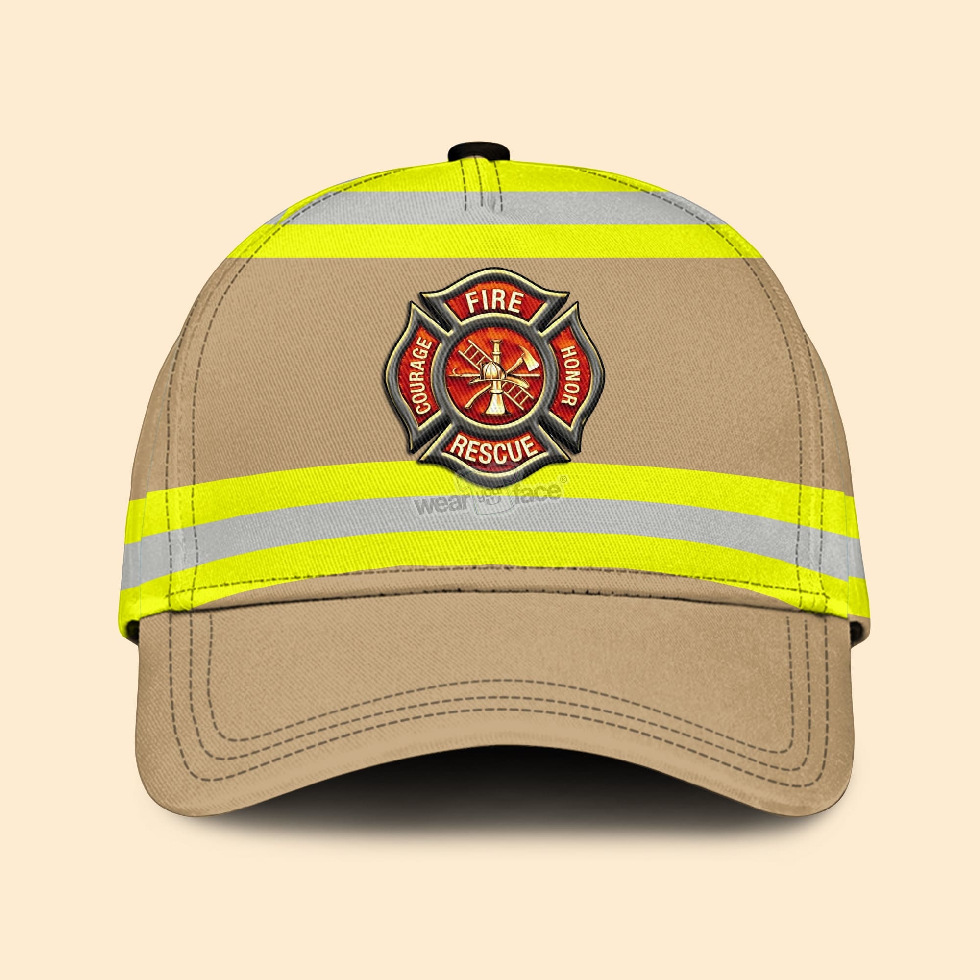 Deer Hunting Fire Wildlife All Over Printed Snapback Hat Women Men Adult Hip Hop Headwear Outdoor Casual Sun Visor Baseball Cap