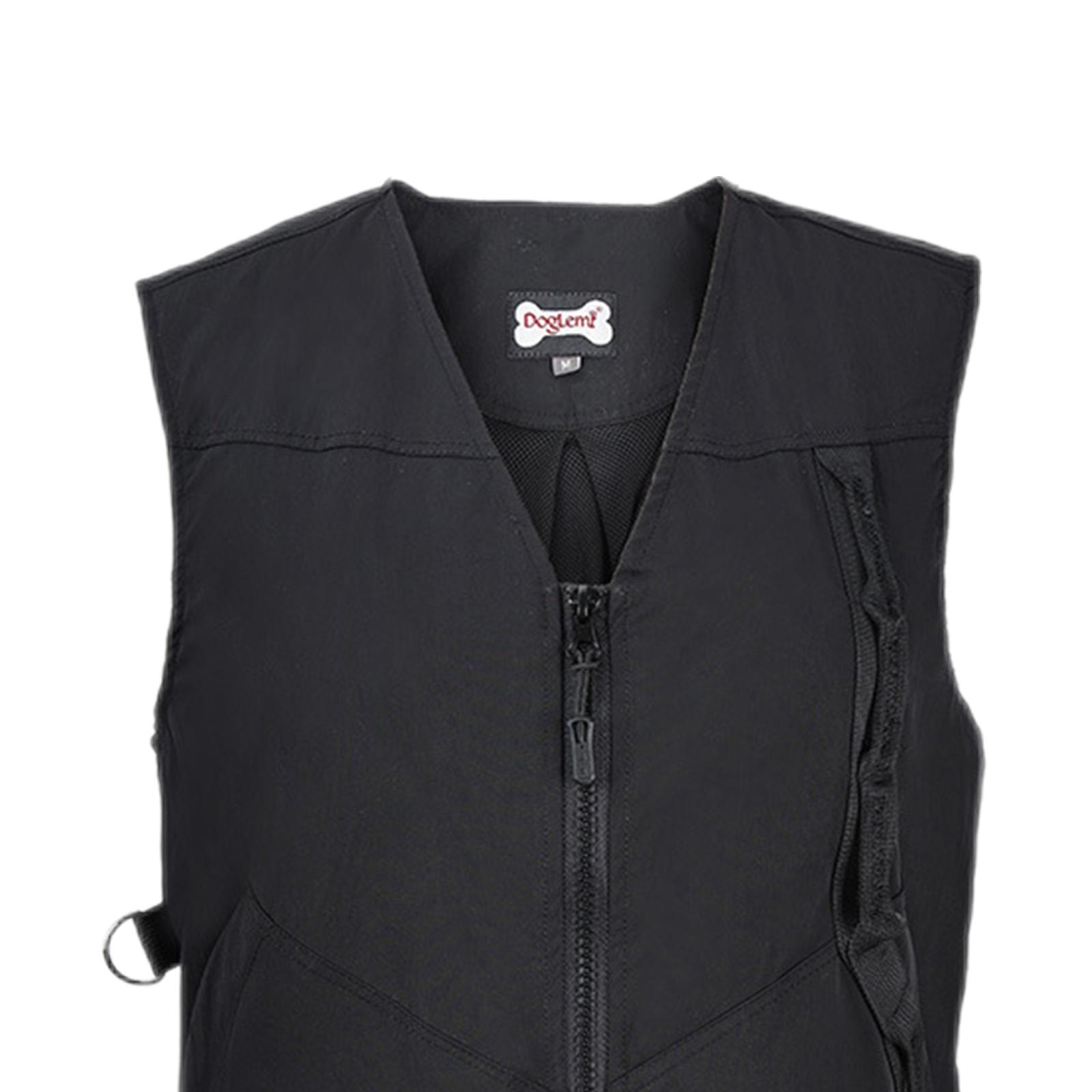 Sleeveless Dog Handler Training Vest Workwear for Medium Large Pets Tugging