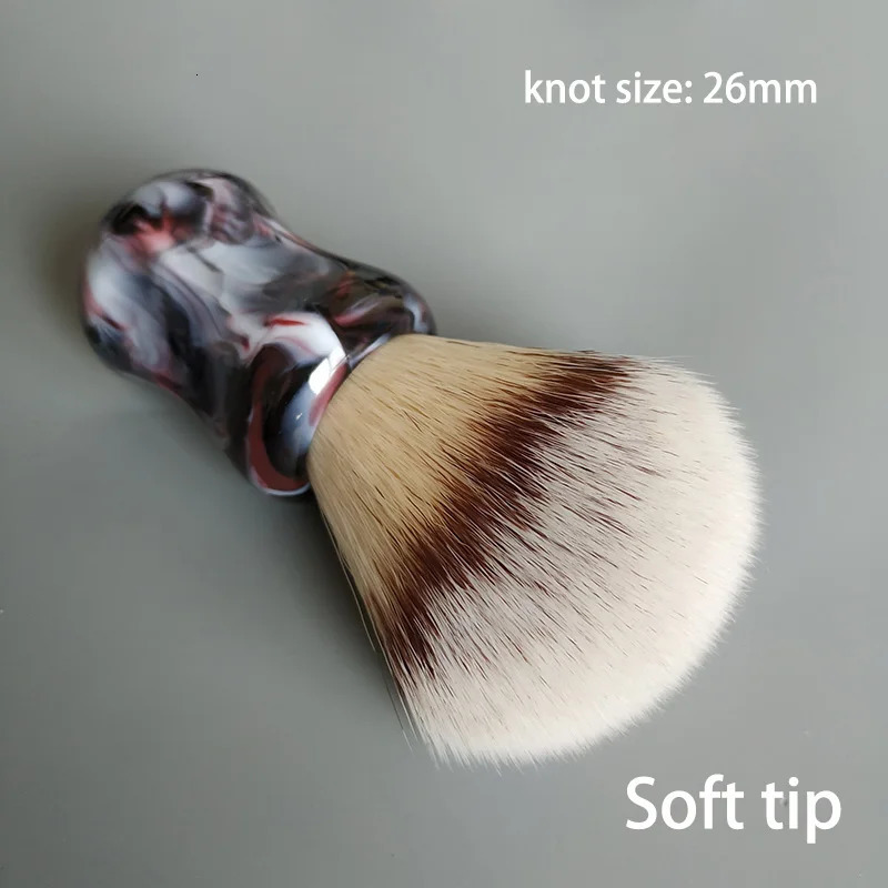 dscosmetic T4 soft synthetic hair shaving brush resin handle by hand made shave brush for man wet shaving 240624