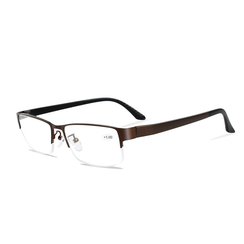 Men's Reading Glasses For Sight Men Farsighted Spectacles Brillen Man Spectacle Frames with Diopters +1 +1.5 +2 +2.5 +3 +3.5 +4