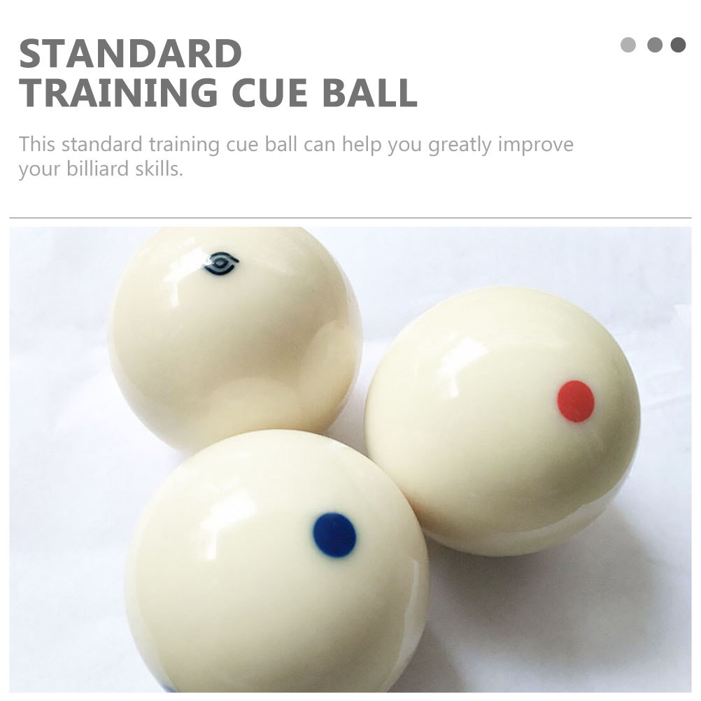 Billiard Cue Ball Necessity Replaceable Balls Resin White Accessory