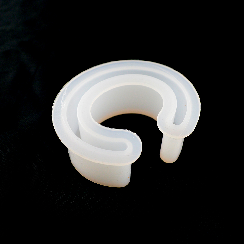 Semi Open Bracelet Moldes C-Shaped Bracelet Moule Epoxy UV Glue Dried Flowers Bangle Mold For Epoxy Resin To Art Craft