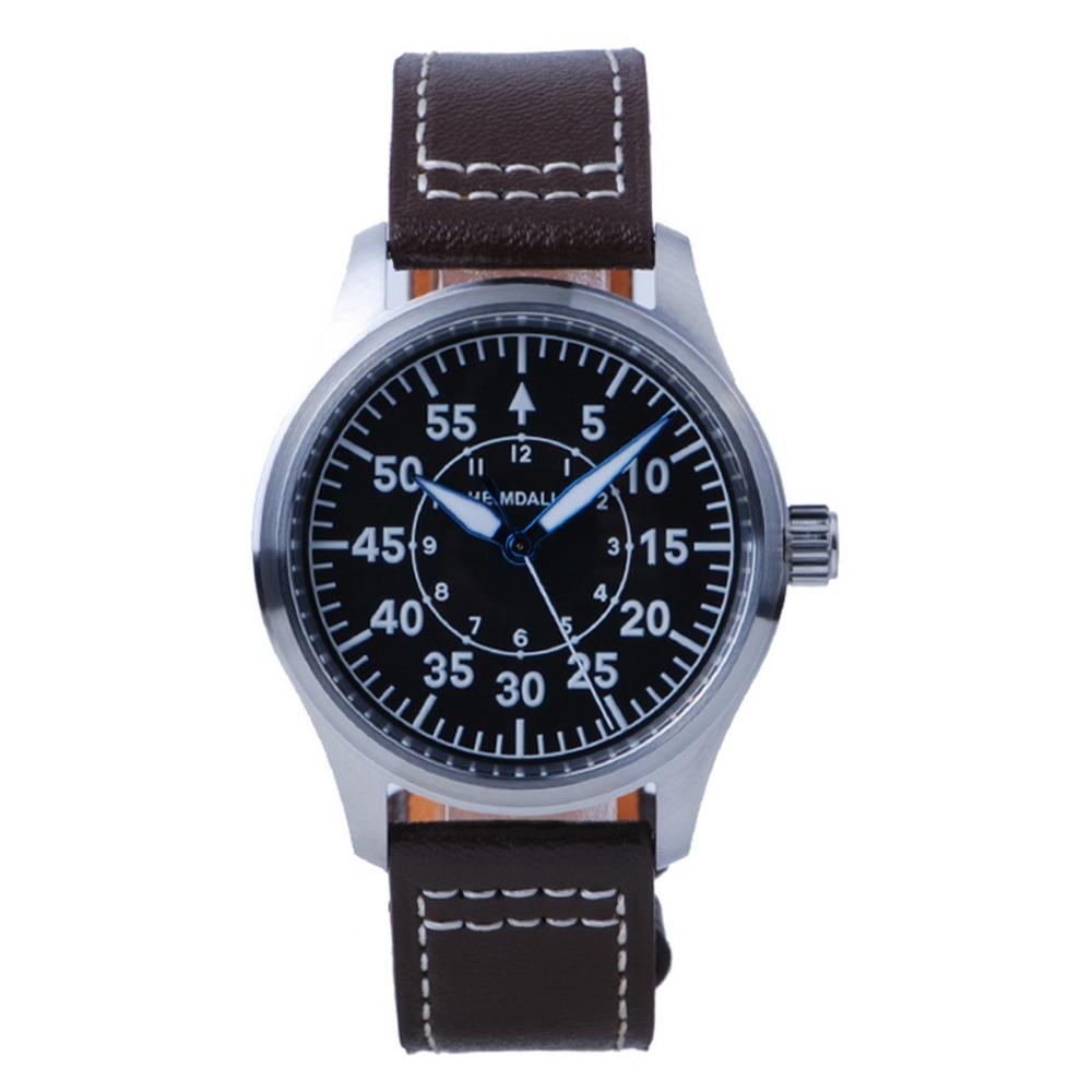HEIMDALLR pilot watch for men,military mens watches sport Switzerland luminous 10bar waterproof wristwatches sapphire mirror