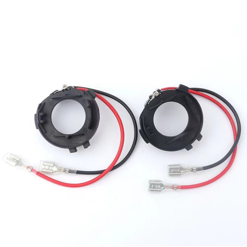 2Pcs H7 LED Headlight Bulb Base Holder Retainer Headlamp Socket Adapter For Golf 7 MK7