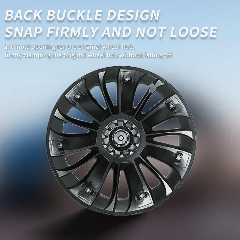 4PCS/1PCS Hub Cap for Tesla Model Y Performance Replacement 19 Inch Wheel Cap Automobile Hubcap Full Rim Cover Accessories 2023