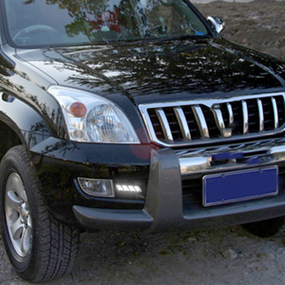 For Toyota Prado Land cruiser LC120 FJ120 2003 2004 2005 2006 2007 2008 2009 DRL LED Daytime Running Light Turn Signal Fog lamp