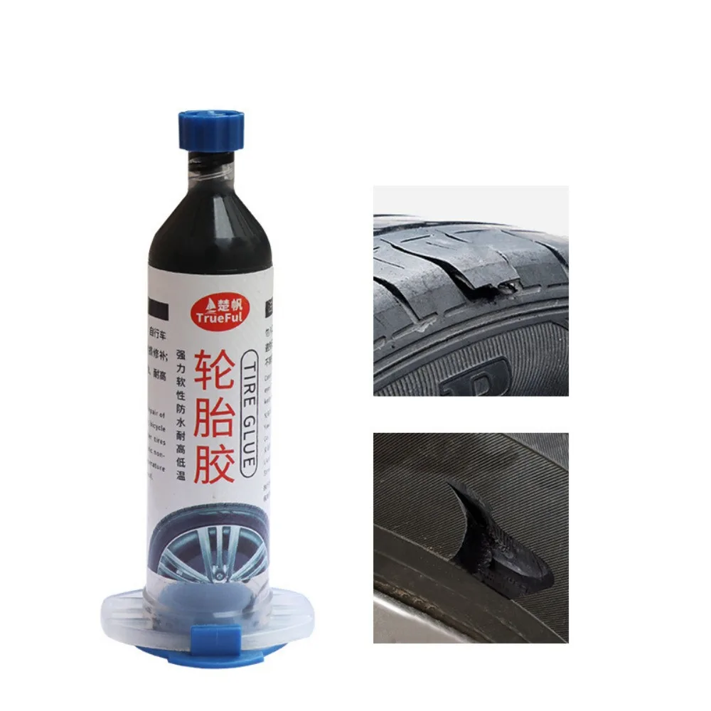 Tire Repair Glue Liquid Strong Rubber Non-corrosive Adhesive Instant Strong Bond Leather Attach Garage Tools Car Rubber Tire