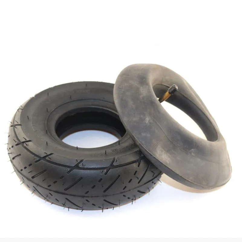 Scooter Tyre Tube 3.00-4 Tire Wheels Fits Mini 2 Stroke Quad ATV Motor Bike Parts (10''x3'', 260x85) For Razor Pocket E300 E325