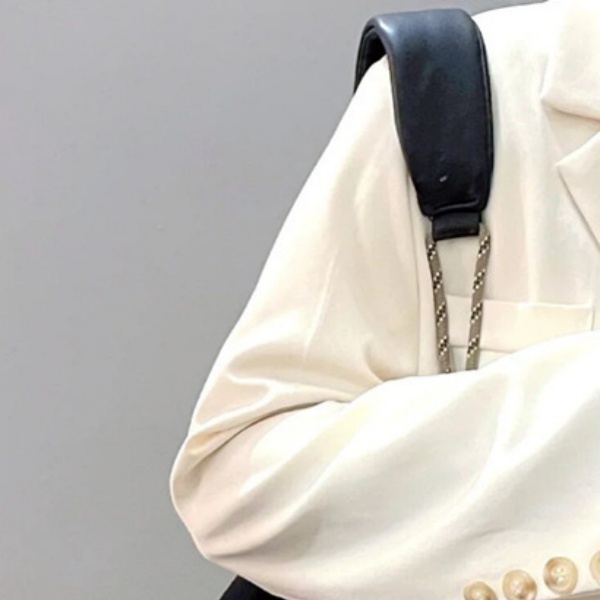 New niche design street trend college style Oxford cloth large capacity casual knot adjustable Japanese tote bag single shoulder crossbody bag
