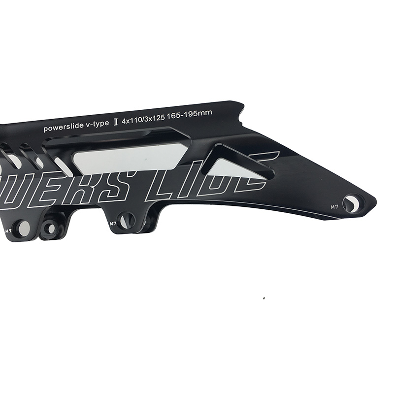 Powerslide Speed Skate Frame V-type 4 or 3 Wheels Mutiple Use Inline Speed Skates Chassis Racing Slalom FSK Roller Skating Base