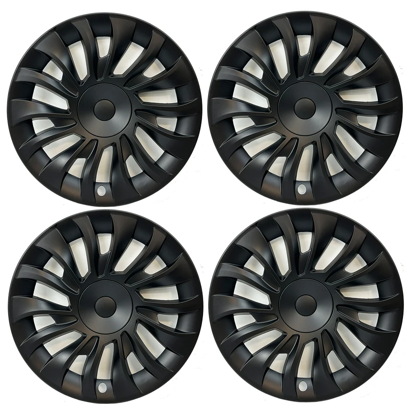 4PCS HubCap Car for Tesla Model 3 2024 Highland 18 Inch Replacement Wheel Cap Automobile Full Rim Cover Accessories Wheel Cover