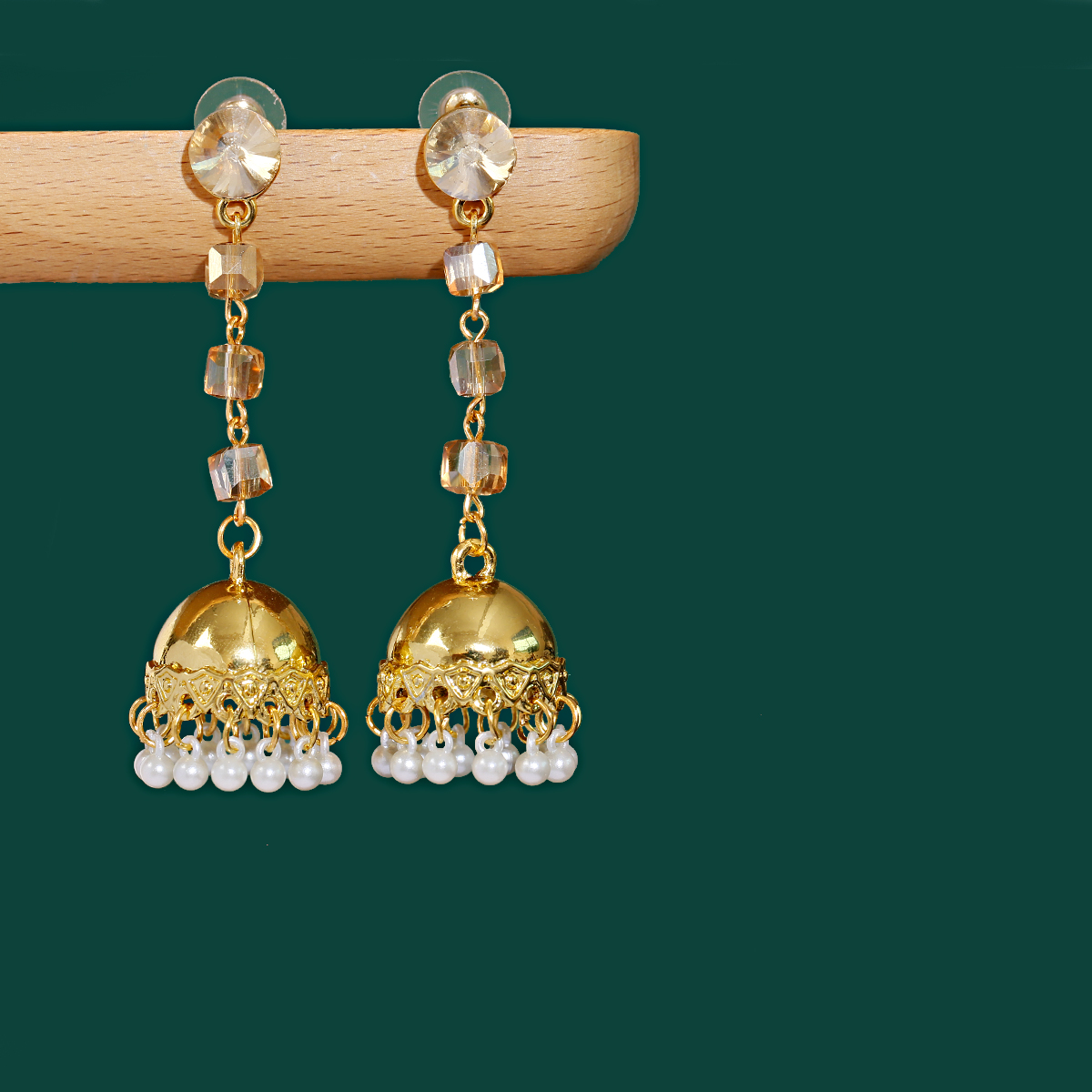 Jhumka Jhumki Multicolor Beads Tassel Indian Earrings For Women Earring Charms Long Dangle Afghan Egypt Turkish gypsy Jewelry