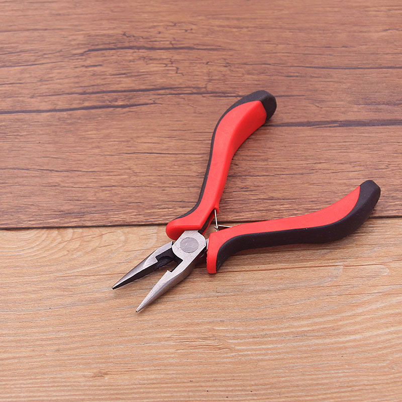 1PCS 10 Styles Pliers Diagonal Round Bent Needle Nose Cutter Handcraft Beading Insulated For DIY Small Jewelry Tools