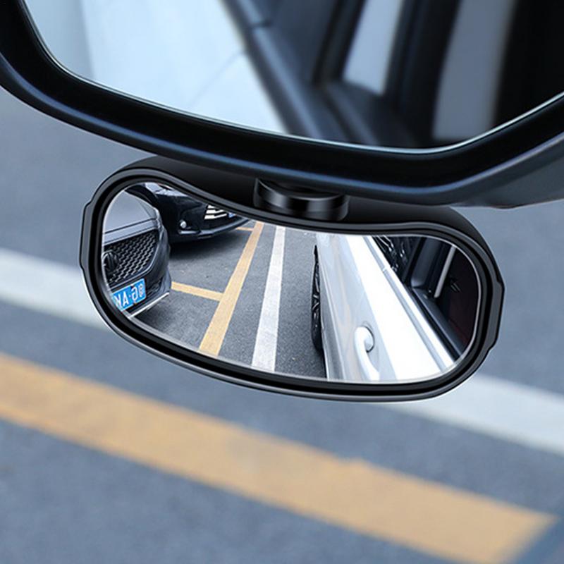 Rear View Convex Mirrors Rearview Reversing Mirrors 360 Degrees Rotating Car Safety Auxiliary Side Mirror For Trucks Cars SUVs