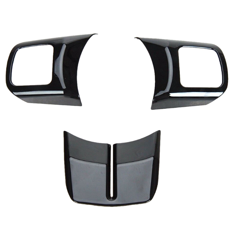 3PCS Car Steering Wheel Trim Cover Fit For Jeep Wrangler Compass Patriot Grand Cherokee 2011-2016 New High Quality