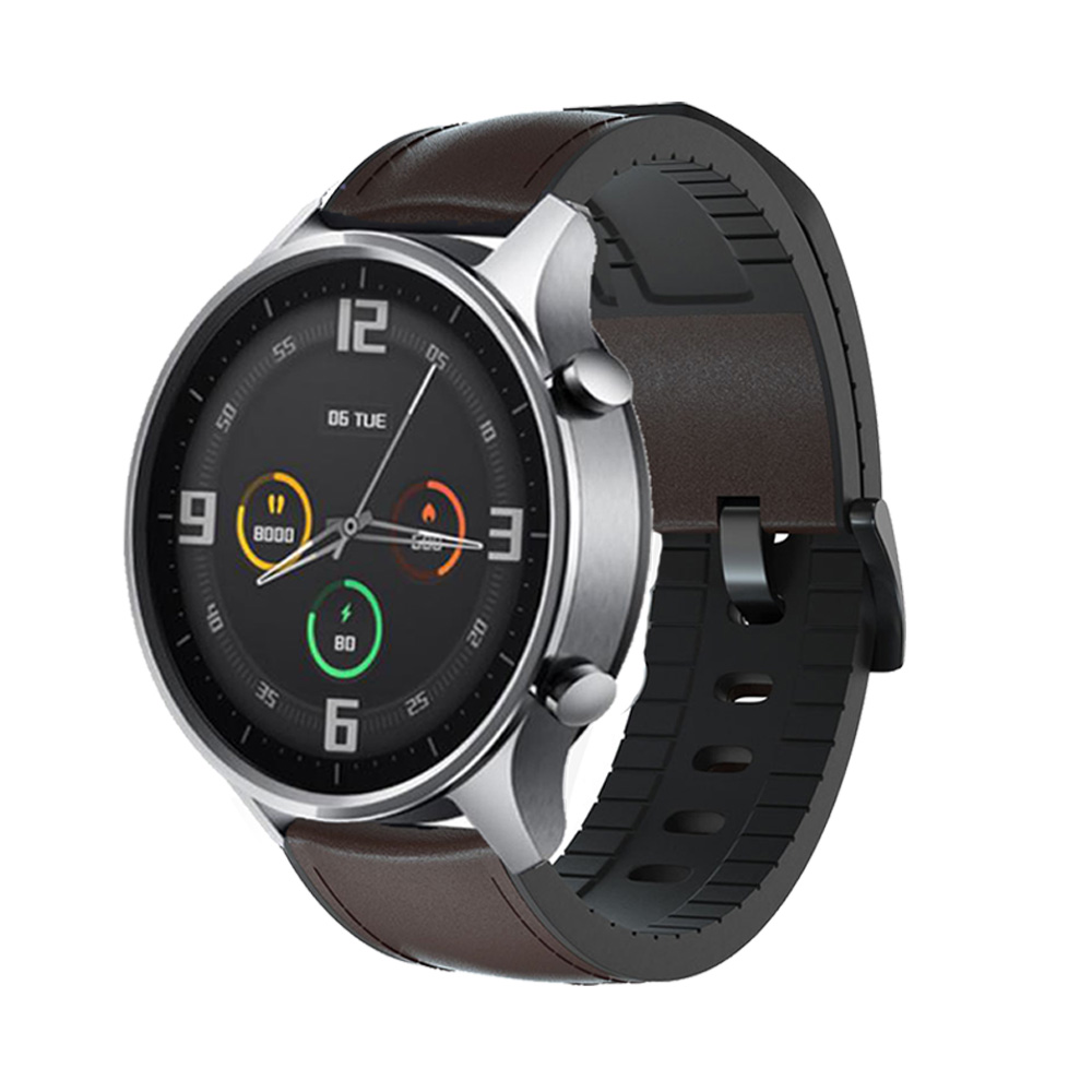 22mm Watch Strap For Xiaomi Watch Color MI Smart Watch Color Genuine Leather Band Silicone Bracelet Watchbands