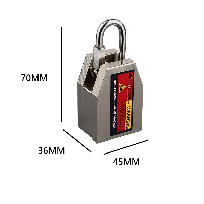 Three Sides Fishing Magnet Kit 1200lb Super Strong Neodymium Magnet With 20m Rope Powerful Combined Fishing Salvage