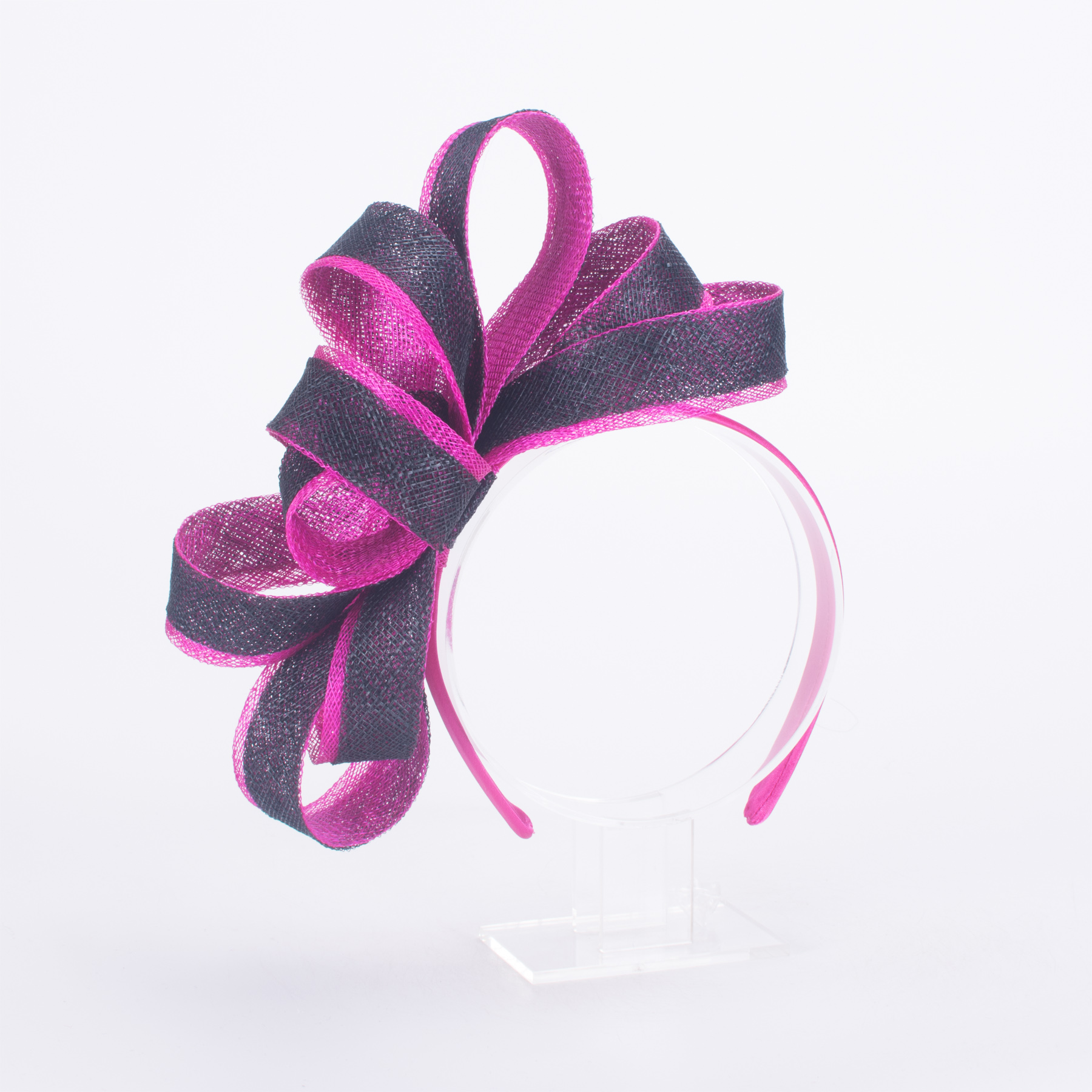 Womens Kentucky Derby Sinamay Fascinators Wedding Church Racing Hats Headband Headpiece T464