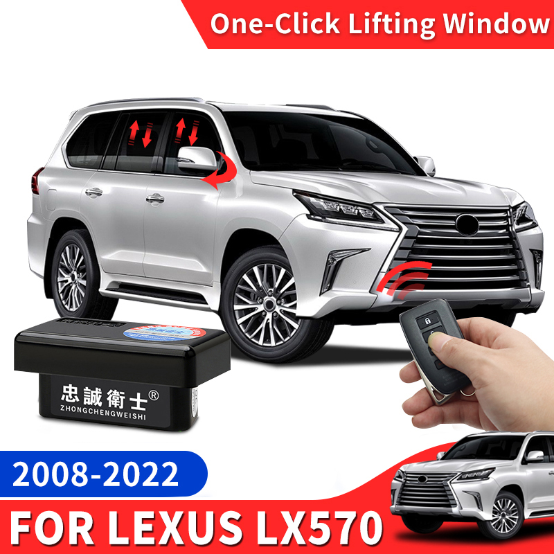 OBD Window Module For Lexus LX 570 LX570 Upgrade Accessories 2008-2022 2021 Lock Car Window Automatic Closing + Mirror Folding
