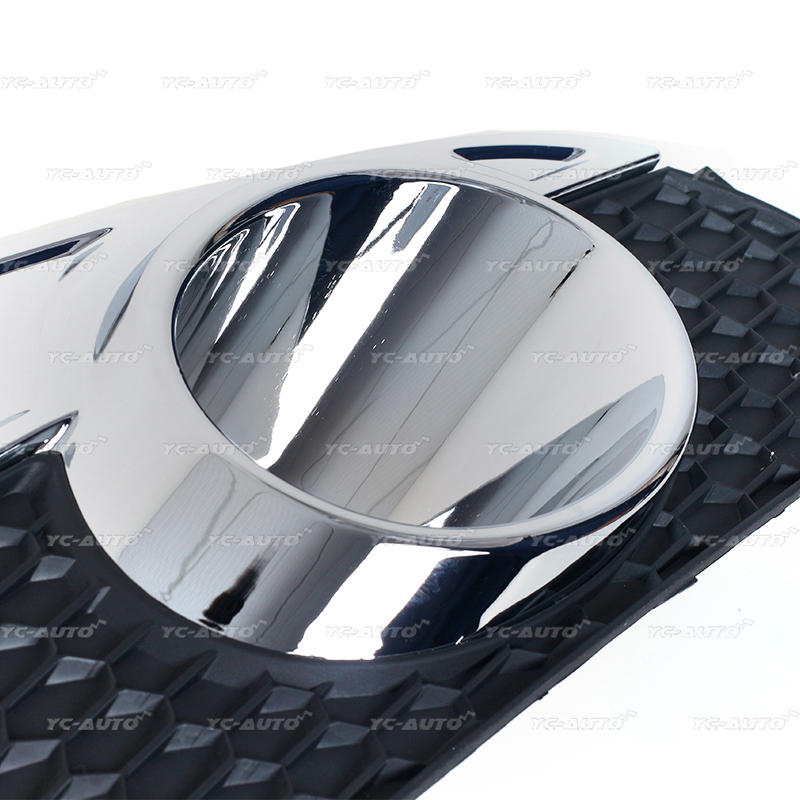 Car Front Bumper Fog Light Grill Fog Light Frame Panel Cover Trim For Chevrolet Captiva 2012-2014 96800029 96800028